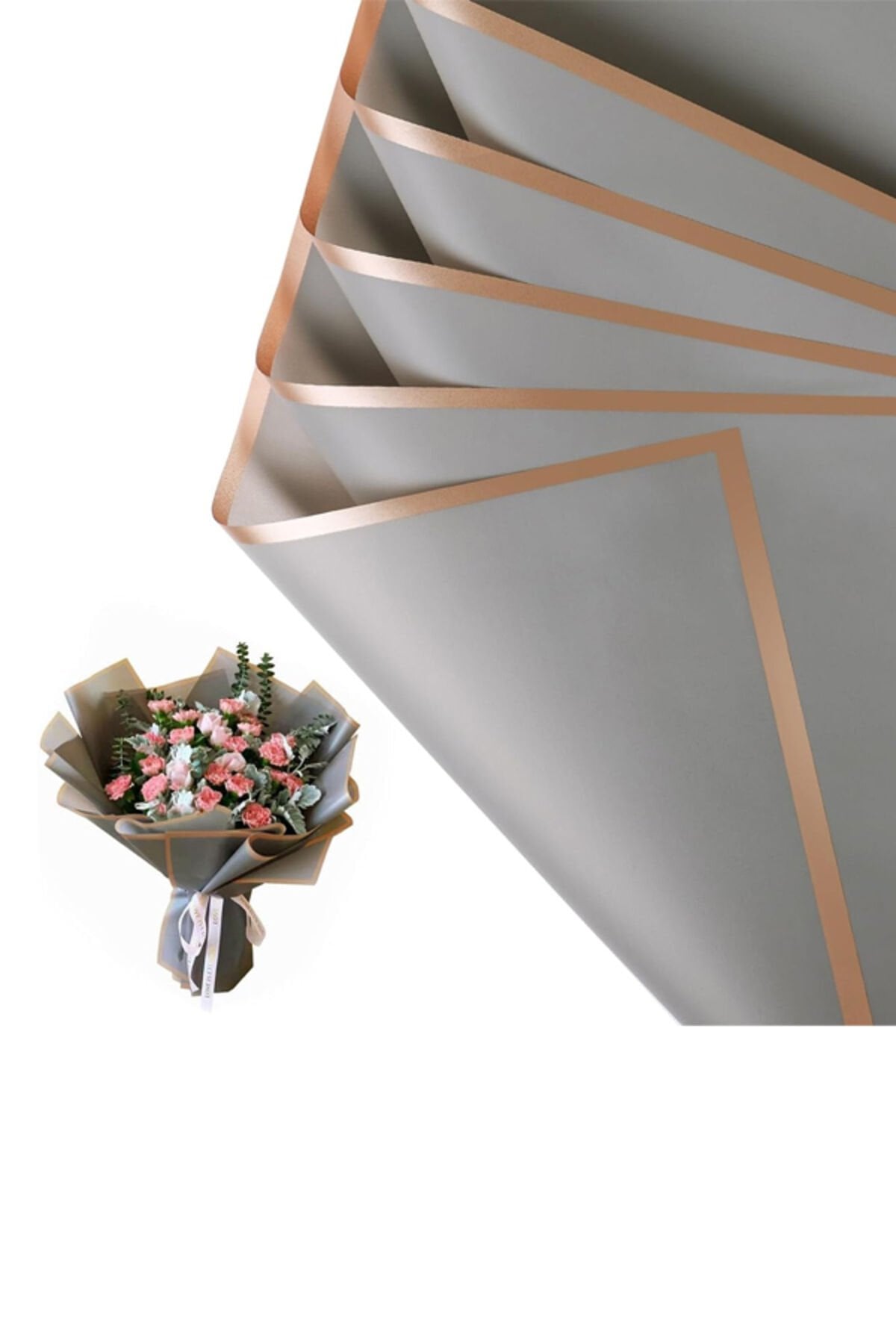 Çiçek Ambalaj Kağıdı Kenarlı Yapay Çiçek Kuru Çiçek Canlı Çiçek Buket Kağıdı