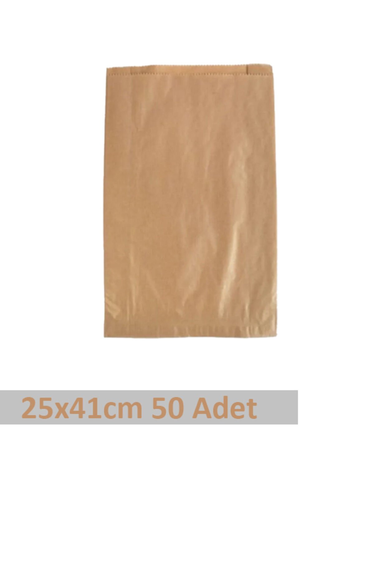 Kraft Kapalı Kese Kağıdı 25x41cm 50 Adet Yandan Körüklü Ambalaj Kağıdı Hediye Paketi Kraft Paket