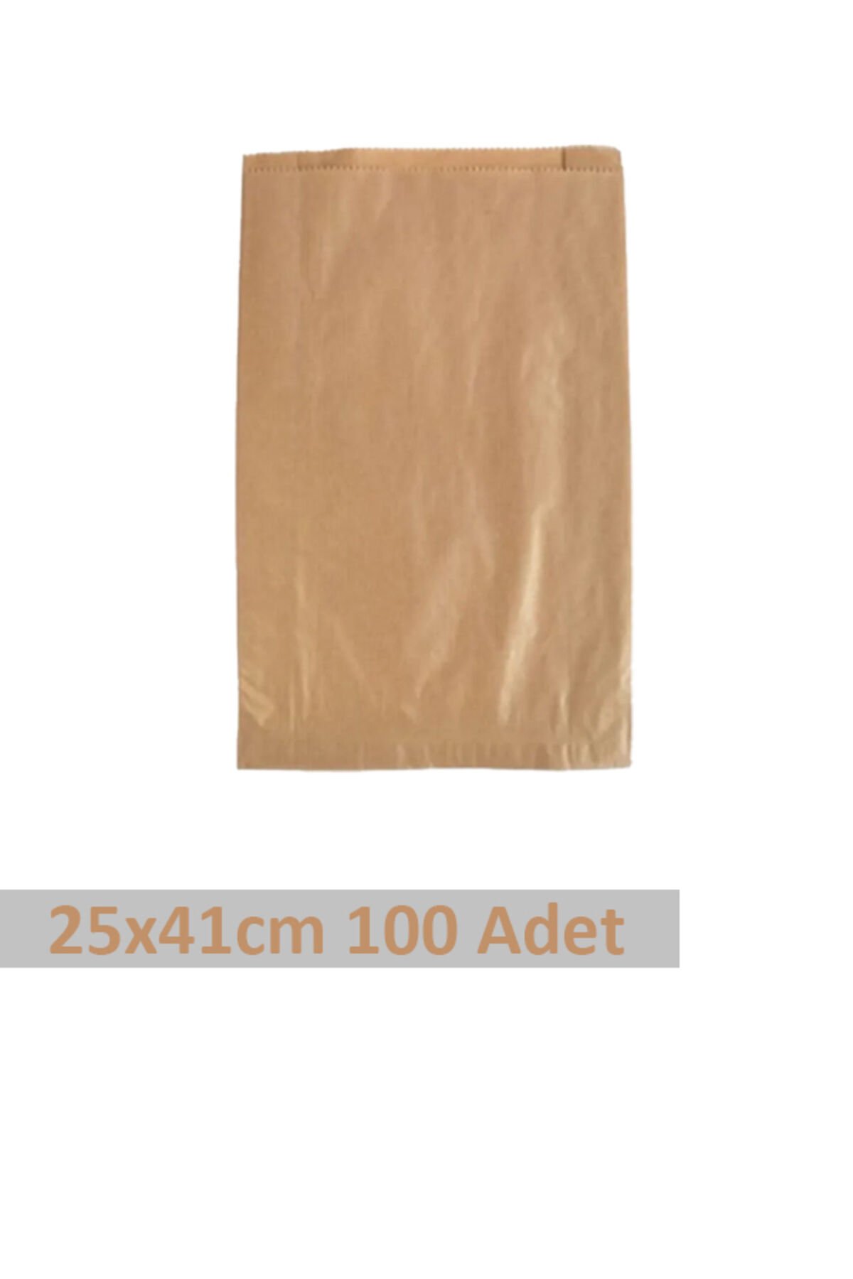 Kraft Kese Kağıdı 25x41cm 100 Adet Yandan Körüklü Ambalaj Kağıdı Hediye Paketi Kraft Paket