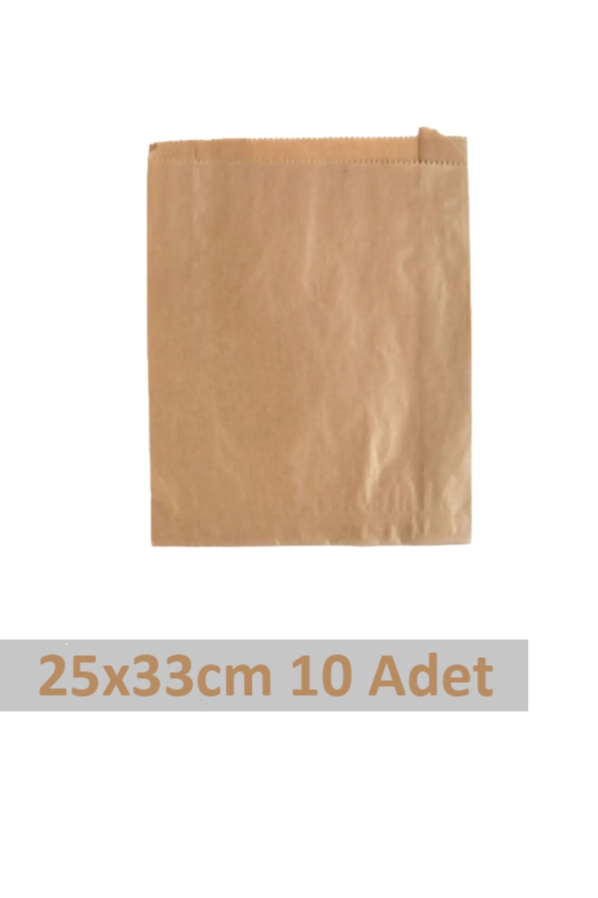 Kraft Kağıdı 25x33cm 10 Adet Yandan Körüklü Ambalaj Kağıdı Hediye Paketi Kraft Paket