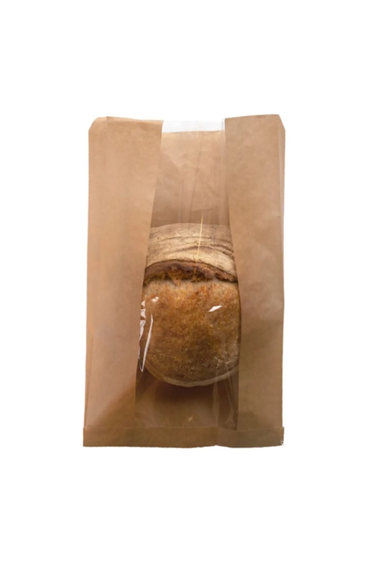 Kraft Pencereli Kese 25x41cm 10 Adet Kraft Kese Kağıdı Hediye Paketi