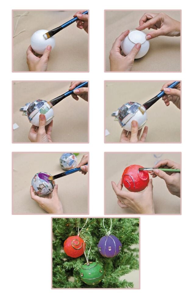 Strafor Top 4 Cm 10 Adet Köpük Boyanabilir Top Kapı Süsü Gezegen Sistemi Köpük Top 4cm 10 Adet