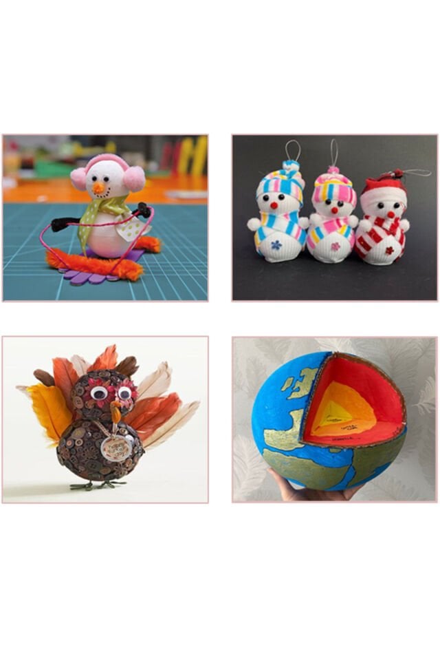 Strafor Top 8 Cm 3 Adet Köpük Boyanabilir Top Kapı Süsü Gezegen Sistemi Köpük Top 8cm 3 Adet