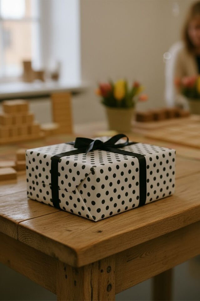 Beyaz Üzeri Siyah Puantiye Ambalaj Kağıdı 33 Adet 70x100cm Hediye Paketleme Hediye Kağıdı