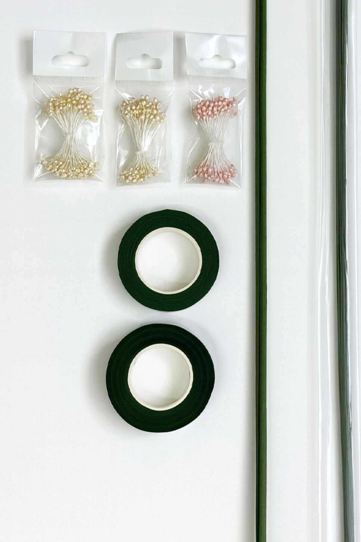 Çiçek Yapım Seti - C01 Çiçek Teli Çiçek Tohumu Şönil Çiçek Yapımı