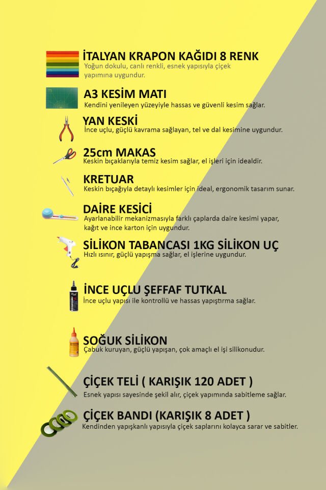 İtalyan Krapon Kağıdı Başlangıç Seti – Completo