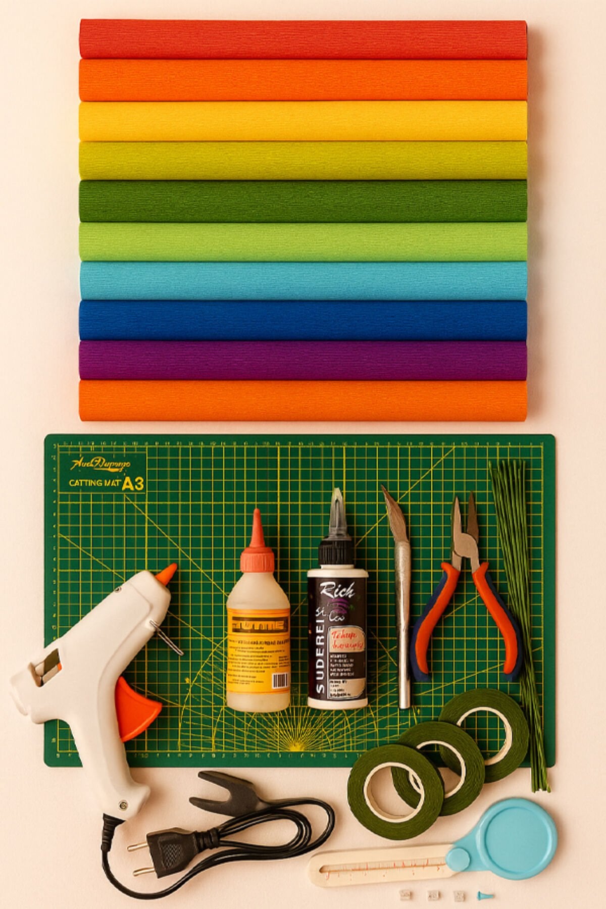 İtalyan Krapon Kağıdı Başlangıç Seti – Completo