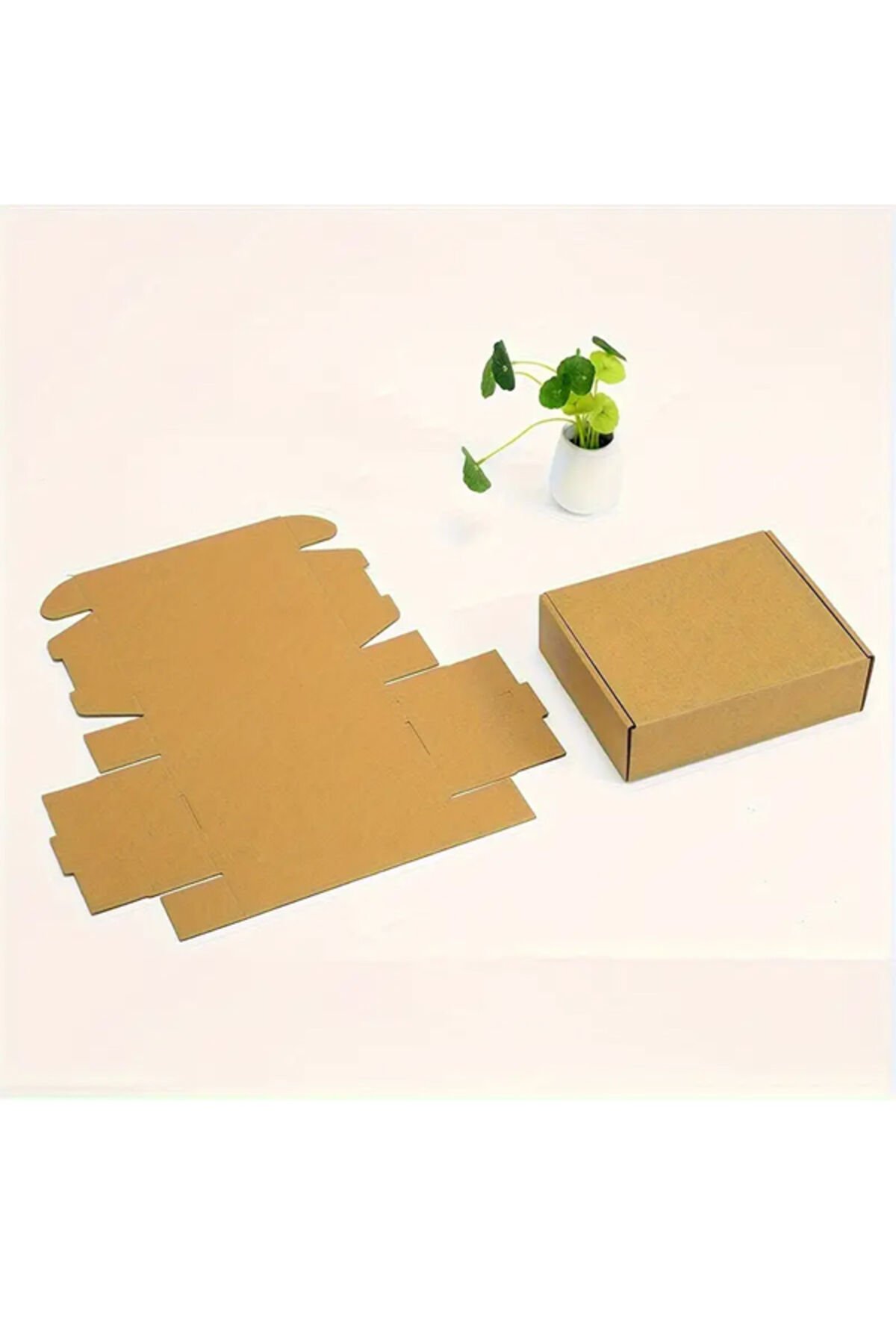 E-Ticaret Kutusu 17x12x5 - 10 Adet Oluklu Kutu Kargo Kutusu 10 Adet