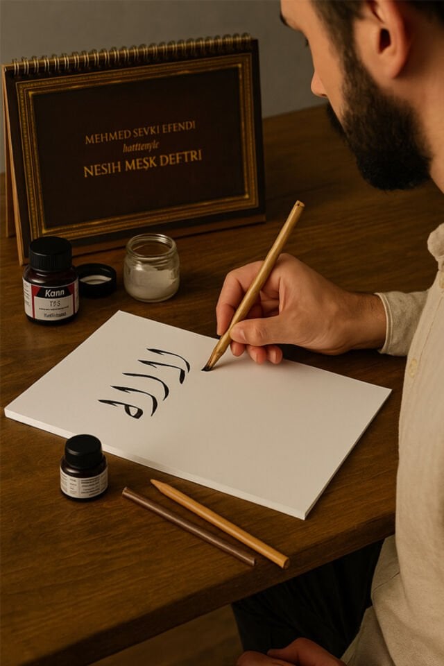 Hat Seti - Başlangıç Seviye - Nesih Meşk Hat Başlangıç Seti