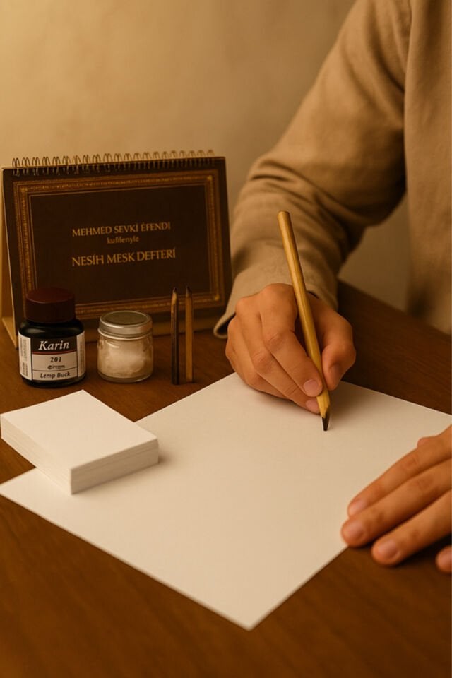 Hat Seti - Başlangıç Seviye - Nesih Meşk Hat Başlangıç Seti