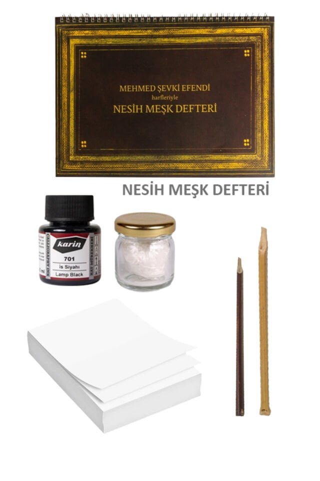 Hat Seti - Başlangıç Seviye - Nesih Meşk Hat Başlangıç Seti