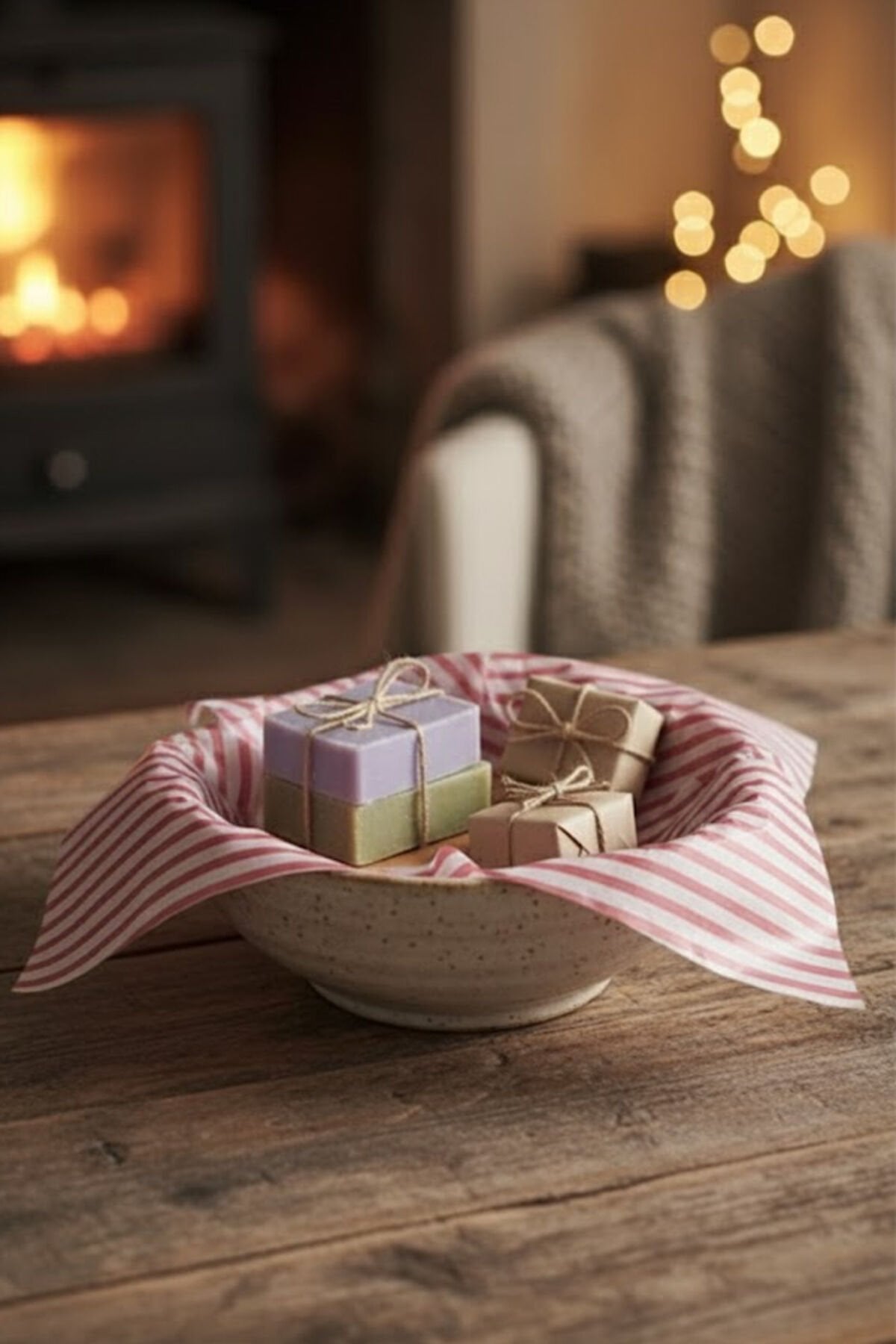 Kırmızı Beyaz Çizgili İnce Pelur Kağıdı 70x100 cm – 65 Adet | Hediye, Paketleme, Yeni Yıl Kağıdı