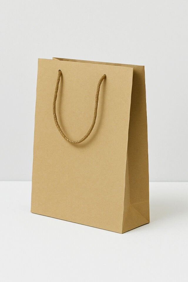 Kraft Çanta 25x38cm 6 ADET Kalın Kraft Poşet Kraft Poşet Hediye Poşeti 2 Ad.