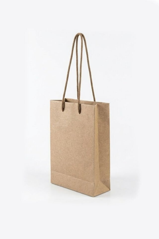 Kraft Çanta 12x17cm 6 ADET Kalın Kraft Poşet Kraft Poşet Hediye Poşeti 6 Ad.