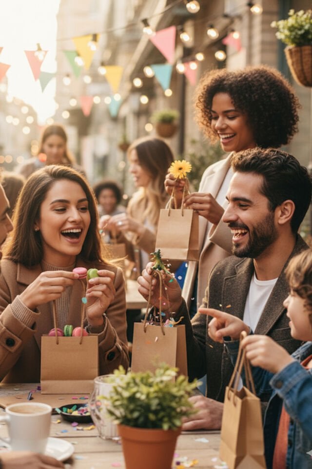 Kraft İpli Mini Karton Çanta 8x11x5 cm 50 Adet – Hediye Poşeti ve Takı Poşeti Minik P.oşet