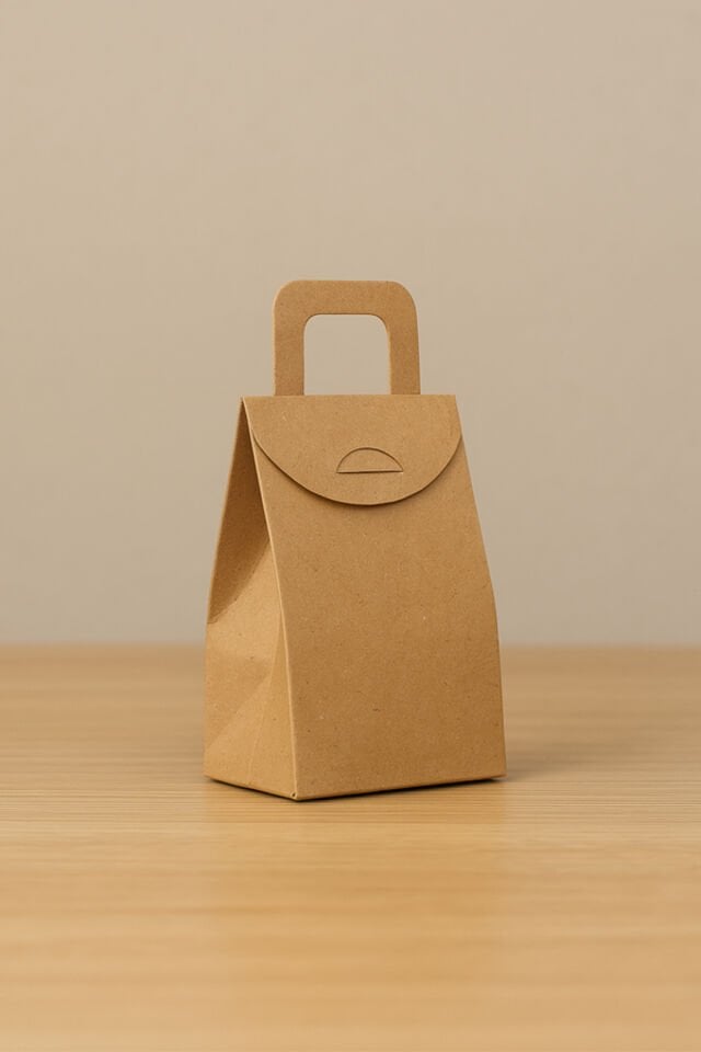 Kulplu Çanta Kraft Tutmalı 3'lü Set Toplam 75 Adet Çanta Kraft Kınalık Çerez Kutusu Hediye Paketi