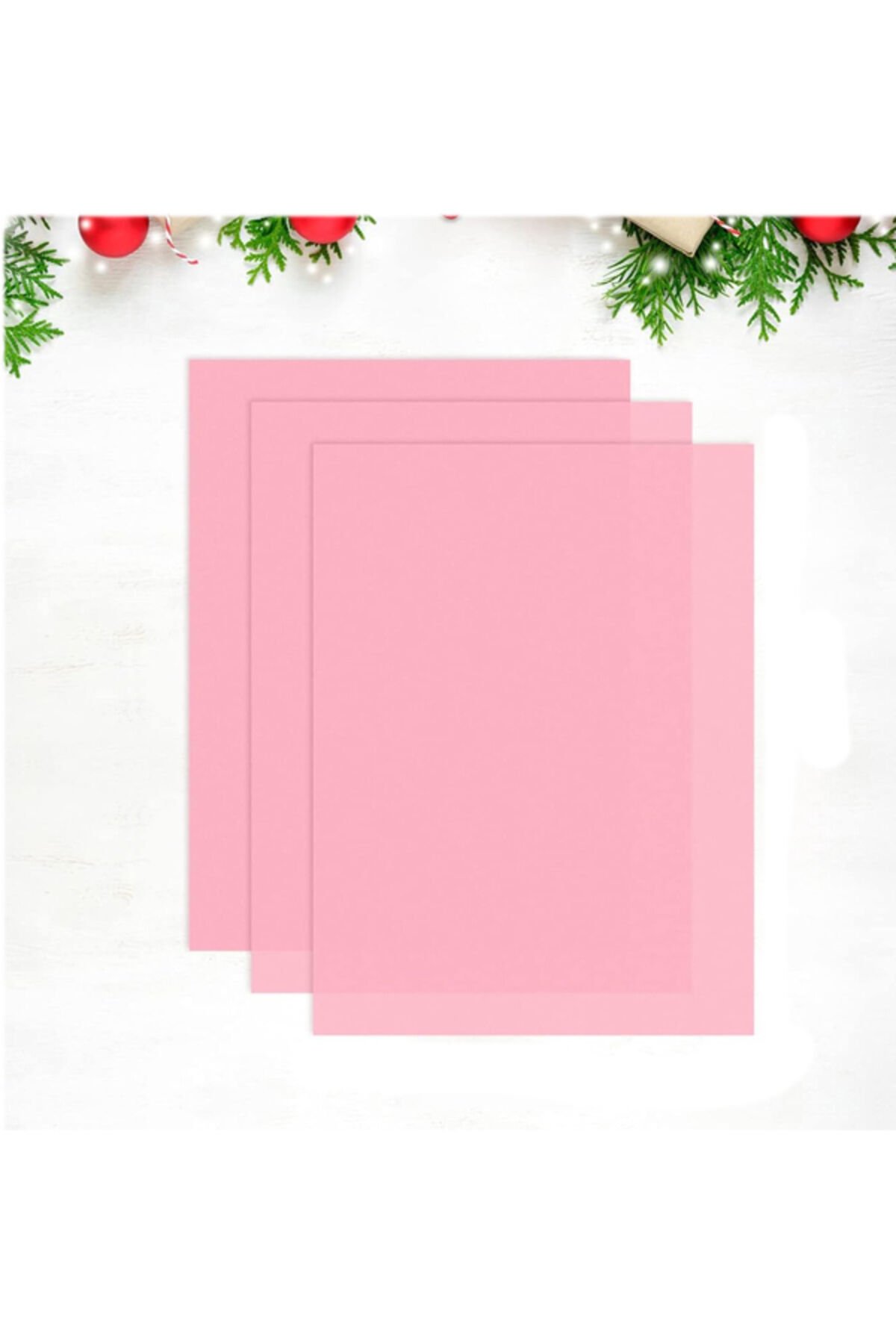 20x30 Pembe Pelur Kağıdı 100 Adet Milaj Kağıdı İnce Pelur Kağıt A4 100'lü