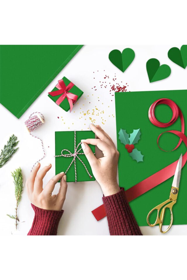 20x30 Yeşil Pelur Kağıdı 100 Adet Milaj Kağıdı İnce Pelur Kağıt A4 100'lü