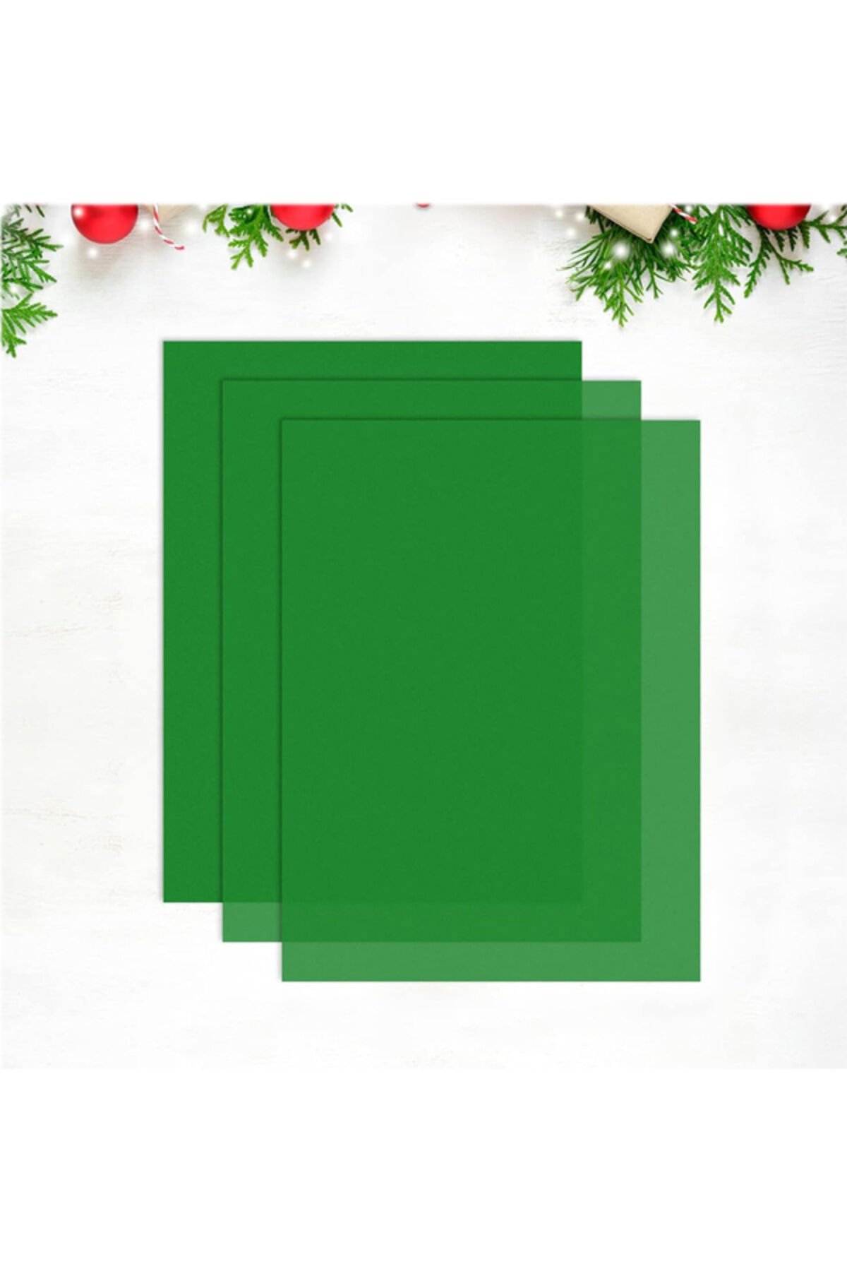 20x30 Yeşil Pelur Kağıdı 100 Adet Milaj Kağıdı İnce Pelur Kağıt A4 100'lü