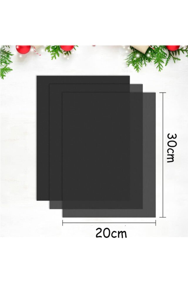 20x30 Siyah Pelur Kağıdı 100 Adet Milaj Kağıdı İnce Pelur Kağıt A4 100'lü