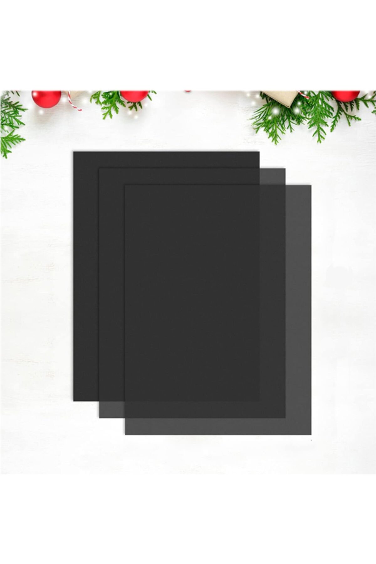 20x30 Siyah Pelur Kağıdı 100 Adet Milaj Kağıdı İnce Pelur Kağıt A4 100'lü