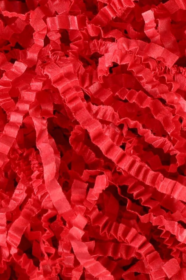 Zigzag Kırpık Kağıt 1000gr. Kırmızı 1ad. Kutu İçi Dolgu Malzemesi Pelur Kırpıntı Süs Dolgu Malzemesi