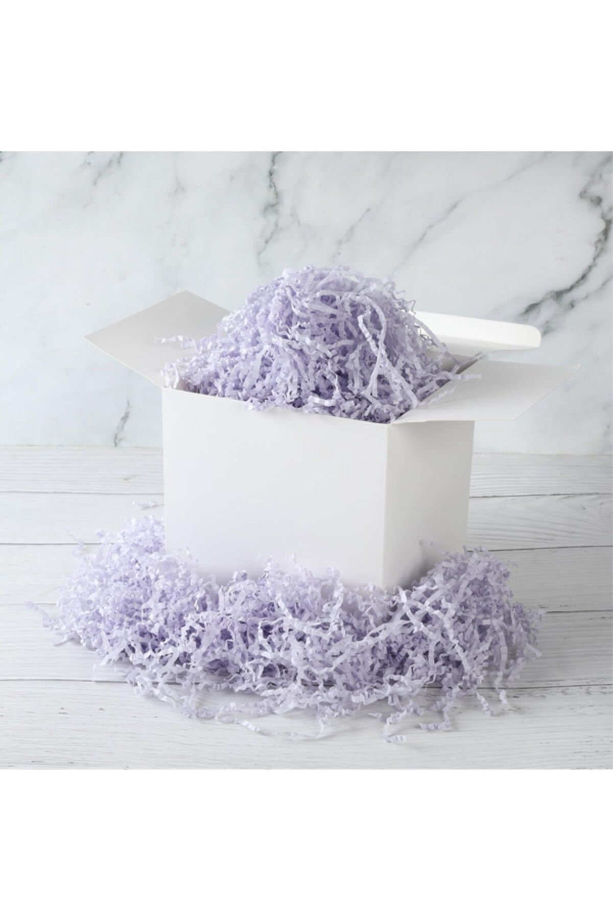 Zigzag Kırpık Kağıt 500gr. LİLA 1ad. Kutu İçi Dolgu Malzemesi Pelur Kırpıntı Süs Dolgu Malzemesi