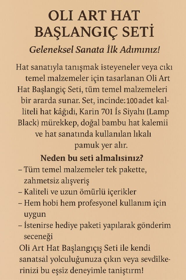 Hat Başlangıç Seti Is Mürekkebi Bambu Kalem Hat Seti Hat Sanatı Kaligrafi Sanatı Geleneksel Sanat Beyaz