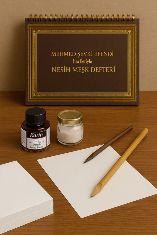 Hat Seti - Başlangıç Seviye - Nesih Meşk Hat Başlangıç Seti Nesi̇h-Meşk