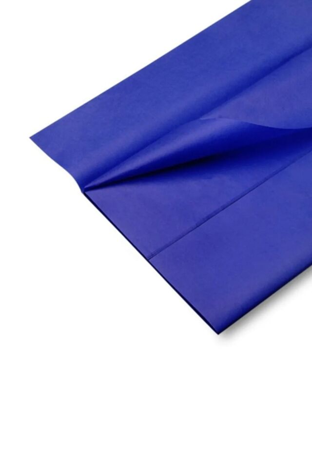 İtalyan Pelur Kağıdı 1. Kalite 50x70cm 10 Adet Pelur Kağıdından Çiçek Yapımı Pelur Kağıdı Toptan Parlement Mavi̇
