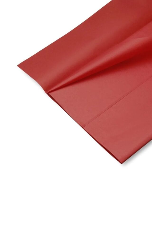 İtalyan Pelur Kağıdı 1. Kalite 50x70cm 10 Adet Pelur Kağıdından Çiçek Yapımı Pelur Kağıdı Toptan Kirmizi